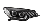 Honda Fit/Jazz 3rd Gen(GK/GH/GP) Black Demon Eyes Dual Beam Projector [Mustang Style] Headlights (2015 - 2020)