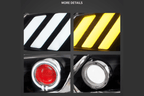 Honda Fit/Jazz 3rd Gen(GK/GH/GP) Black Demon Eyes Dual Beam Projector [Mustang Style] Headlights (2015 - 2020)
