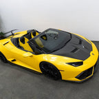 V Style Carbon Fiber Vented Hood for Lamborghini Huracan LP 610 580 EVO - Bull Boost Performance