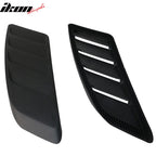 2015-2018 Ford Mustang V6 & EcoBoost GT Style Black Hood Vents PP