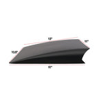 Universal Black Air Flow Hood Vent Scoop ABS