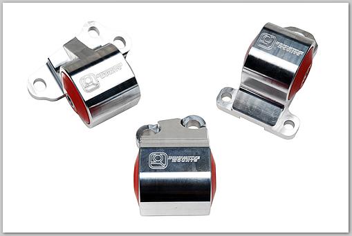 Innovative 92-95 Civic B/D Series Black Aluminum Mounts 60A Bushings (2 Bolt)