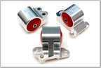 Innovative 92-95 Civic B/D Series Black Aluminum Mounts 75A Bushings (3 Bolt)