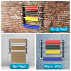 Car Vinyl Wrap Wrapping Sheet Sticker Decal Wall Rack/Holder Brown Shipping Paper Dispenser - 156cm - Bull Boost Performance