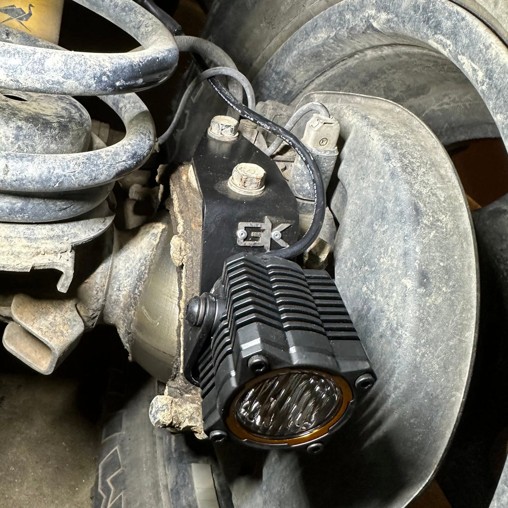Toyota FJ80 Landcruiser Steerable Knuckle Pod Light Mounts (1990-1997) By Gatekeeper Off-Road