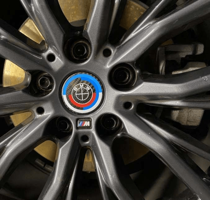 BMW Wheel Caps - Full Carbon Fiber 50th Anniversary Style