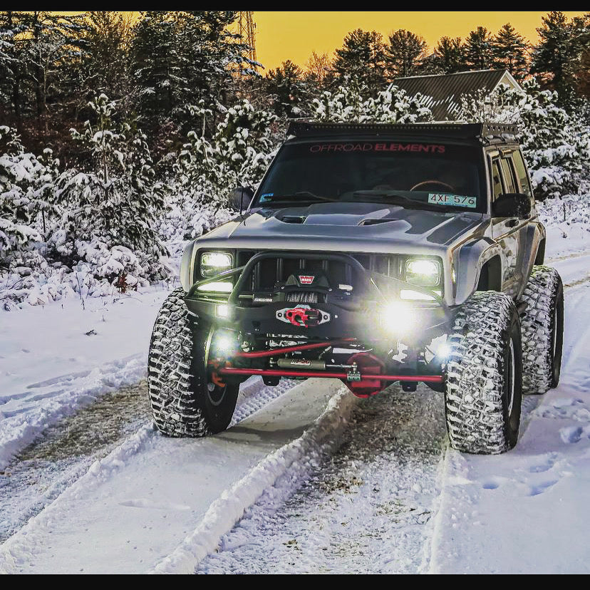 Jeep TJ XJ YJ ZJ Steerable Knuckle Pod Light Mounts (1984-2006 Wrangler/Cherokee) By Gatekeeper Off-Road