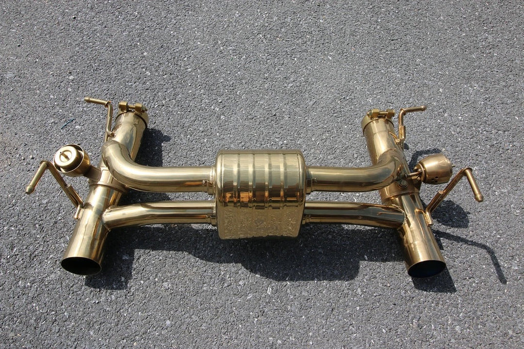 VALVETRONIC FERRARI 488 GTB VALVED EXHAUST + FREE FLOW FRONT PIPES by IRL Exhaust