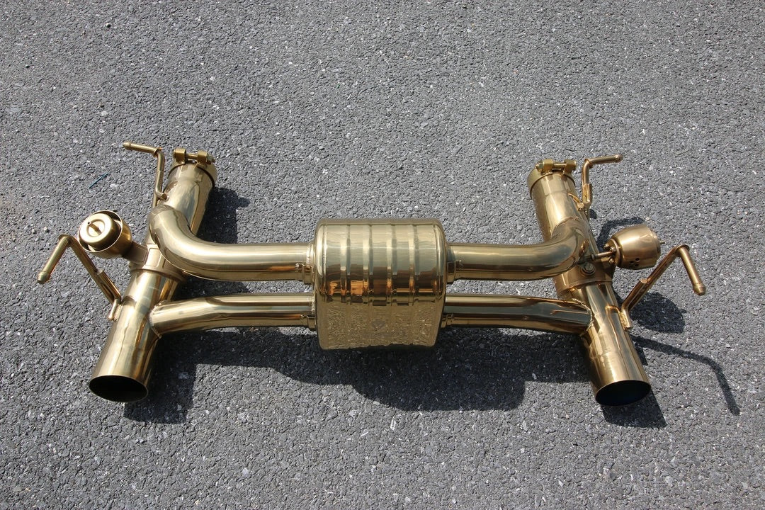 VALVETRONIC FERRARI 488 GTB VALVED EXHAUST + FREE FLOW FRONT PIPES by IRL Exhaust