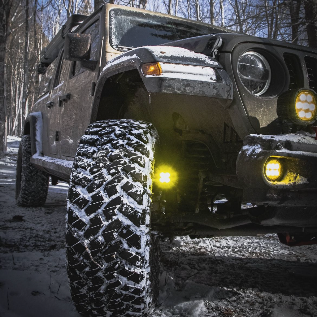 Jeep JL / JT Steerable Knuckle Pod Light Mounts (2018+ Gladiator/Wrangler) By Gatekeeper Off-Road