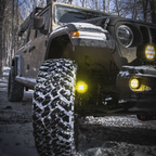 Jeep JL / JT Steerable Knuckle Pod Light Mounts (2018+ Gladiator/Wrangler) By Gatekeeper Off-Road
