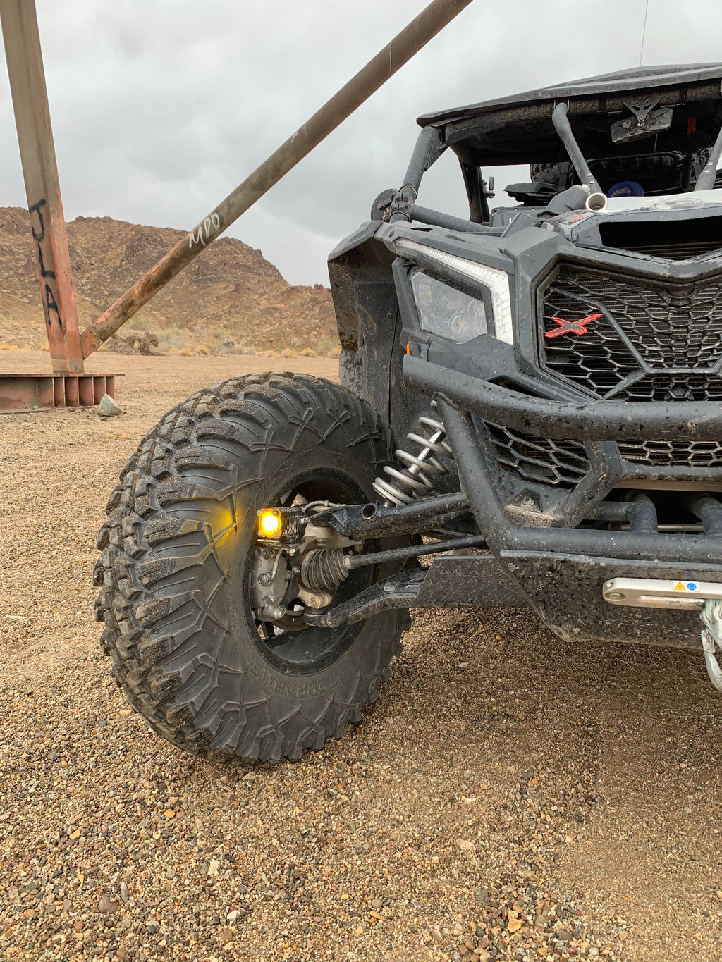 Can Am Maverick X3 Steerable Knuckle Pod Light Mounts (2017-2022) By Gatekeeper Off-Road