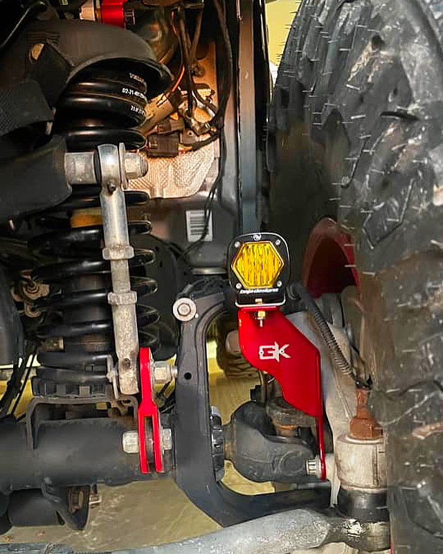 Jeep JL / JT Steerable Knuckle Pod Light Mounts (2018+ Gladiator/Wrangler) By Gatekeeper Off-Road