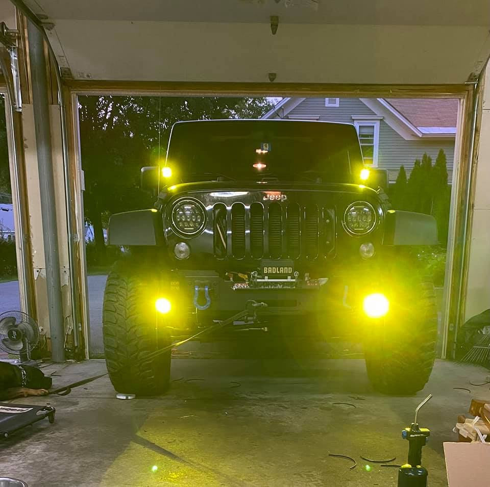 Jeep JK Steerable Knuckle Pod Light Mounts (2007-2018 Wrangler) By Gatekeeper Off-Road