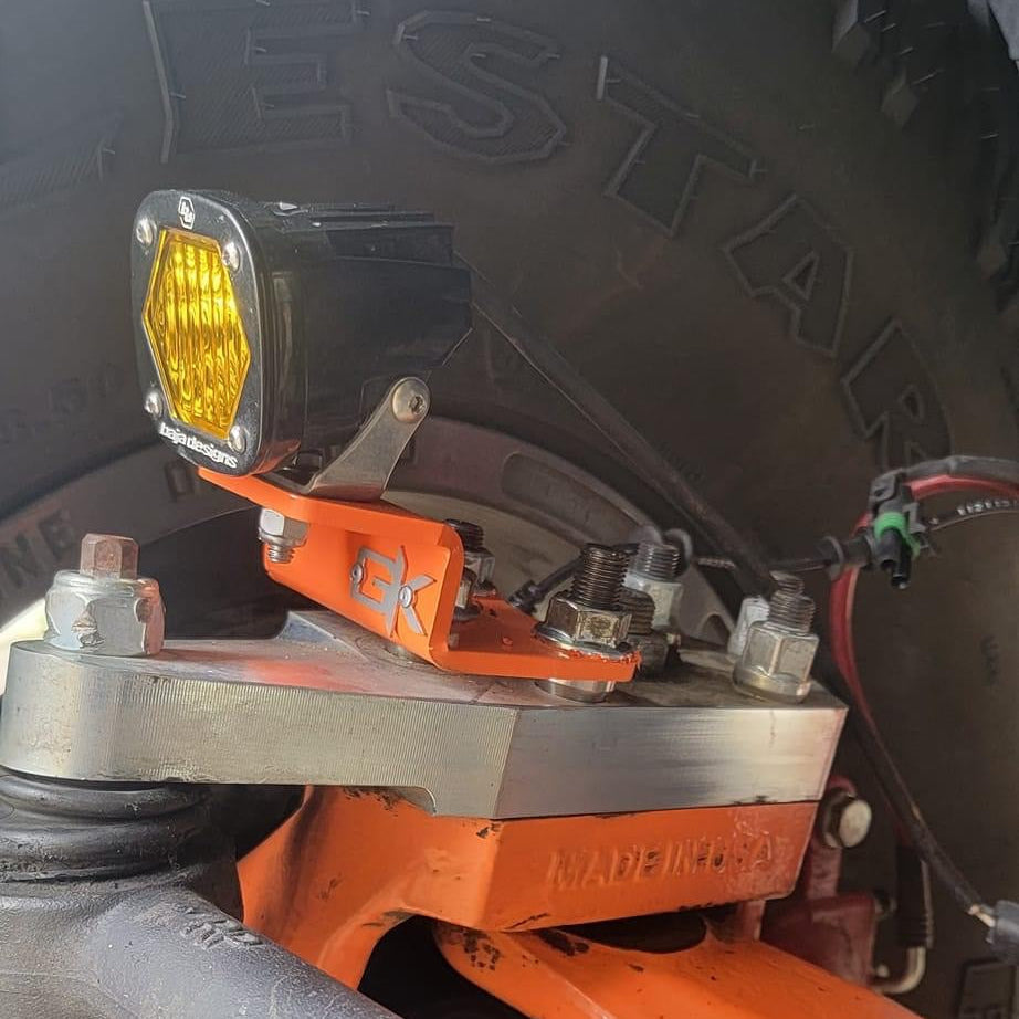 Dana 60 "Kingpin" & "Fusion 4x4" Steerable Knuckle Light Mounts By Gatekeeper Off-Road