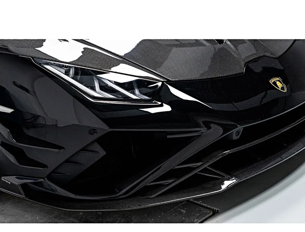 P-Style Carbon Fiber Front Lip Splitter - Lamborghini Huracan EVO
