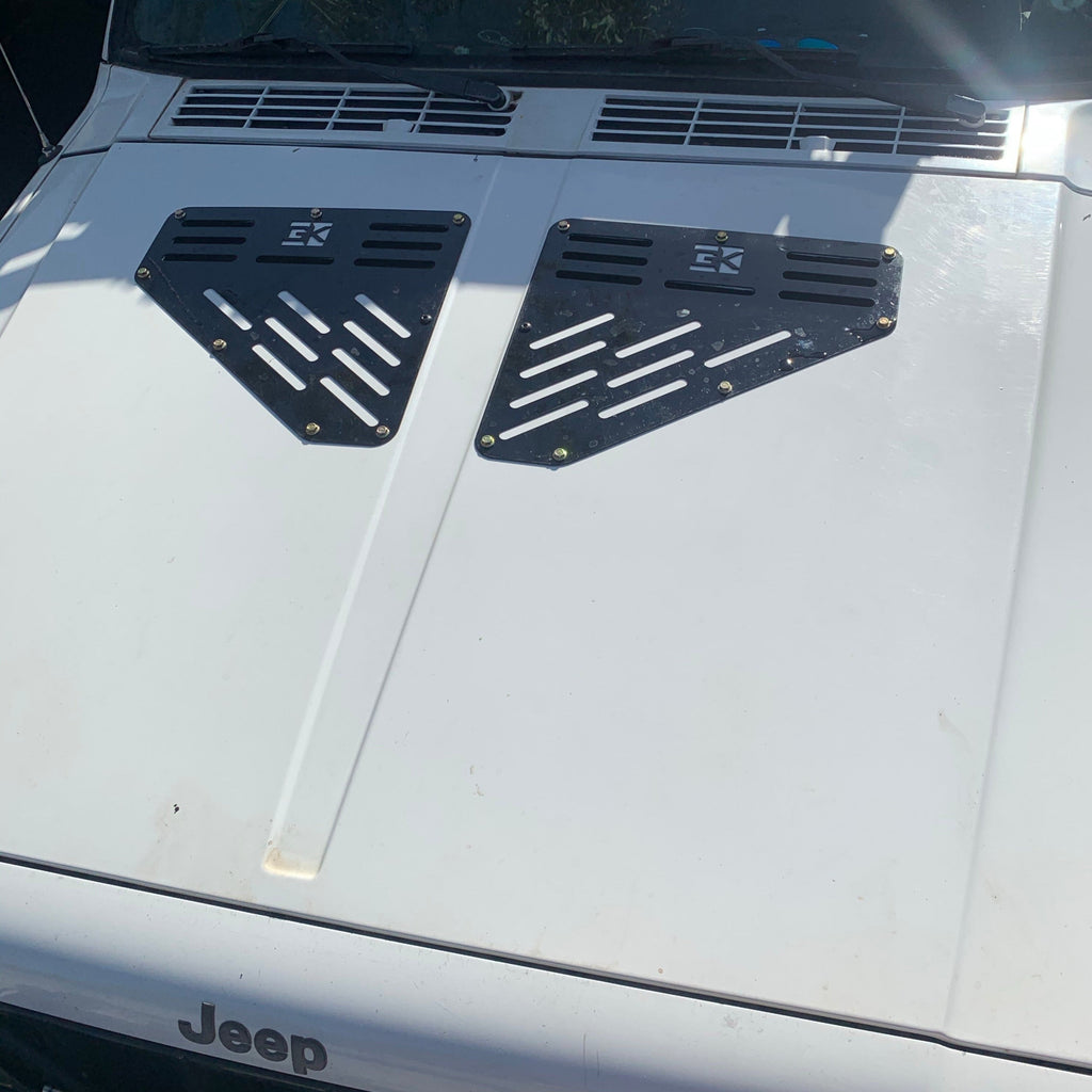 1984-2004 Jeep Cherokee Grand Cherokee XJ ZJ WJ Universal Hood Vents By Gatekeeper Off-Road