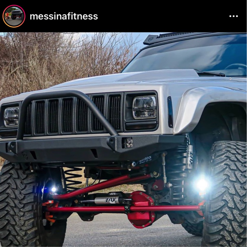 Jeep TJ XJ YJ ZJ Steerable Knuckle Pod Light Mounts (1984-2006 Wrangler/Cherokee) By Gatekeeper Off-Road
