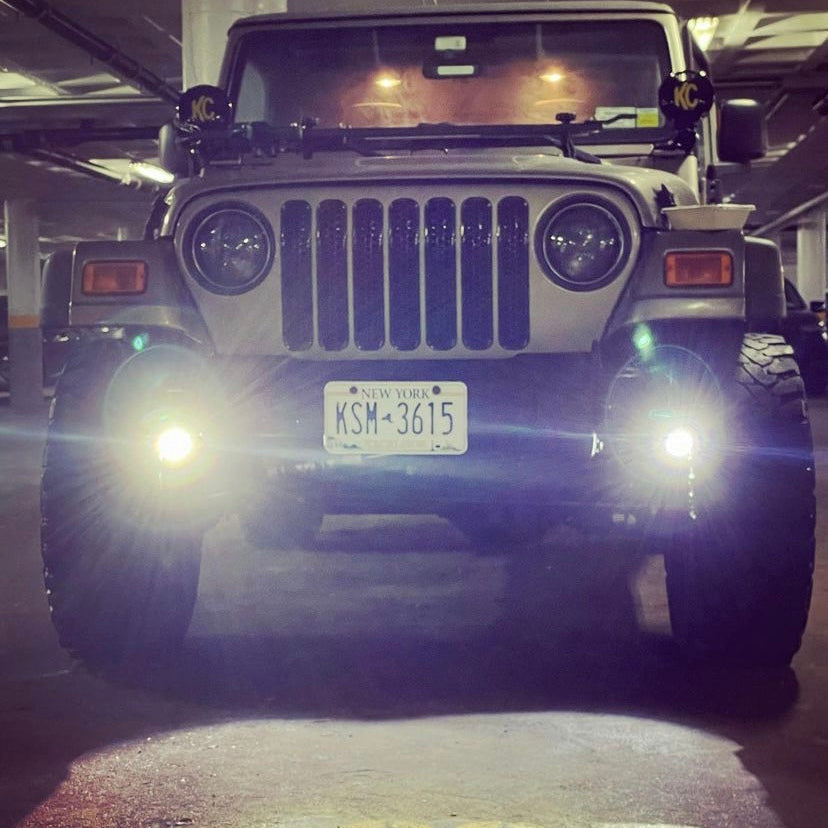 Jeep TJ XJ YJ ZJ Steerable Knuckle Pod Light Mounts (1984-2006 Wrangler/Cherokee) By Gatekeeper Off-Road