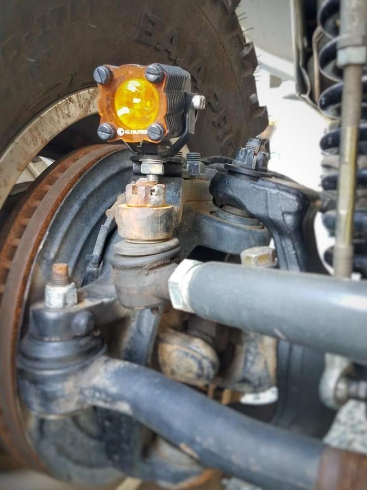 Dana/Spicer "Ultimate Dana 60" Steerable Knuckle Pod Light Mounts By Gatekeeper Off-Road