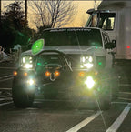Jeep TJ XJ YJ ZJ Steerable Knuckle Pod Light Mounts (1984-2006 Wrangler/Cherokee) By Gatekeeper Off-Road
