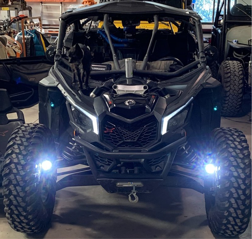 Can Am Maverick X3 Steerable Knuckle Pod Light Mounts (2017-2022) By Gatekeeper Off-Road