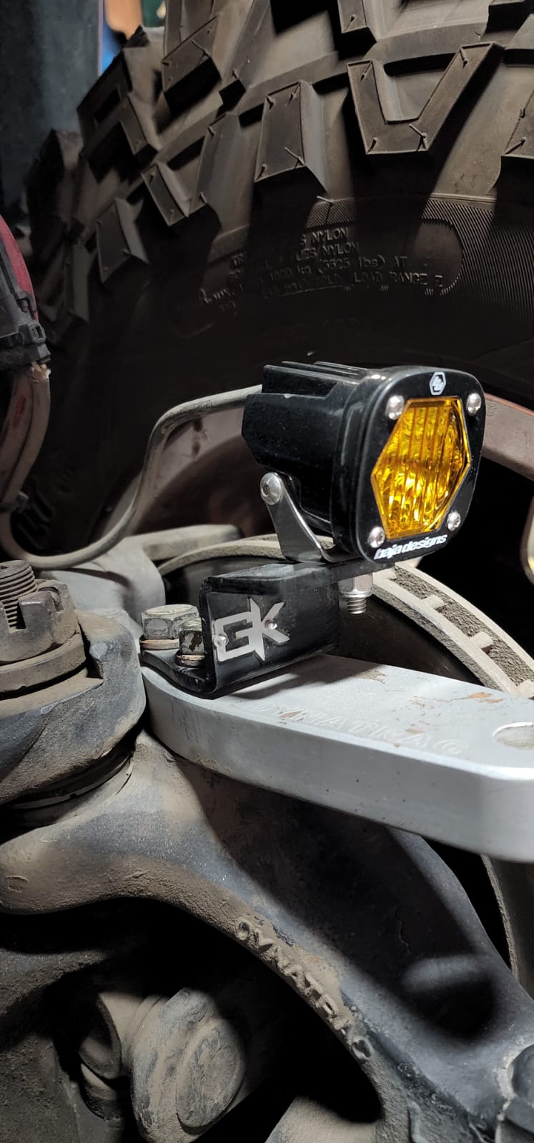 DynaTrac Prorock 60 Steerable Knuckle Pod Light Mounts By Gatekeeper Off-Road