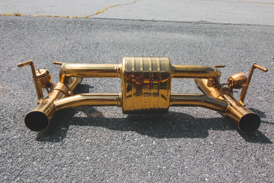 VALVETRONIC FERRARI 488 GTB VALVED EXHAUST + FREE FLOW FRONT PIPES by IRL Exhaust