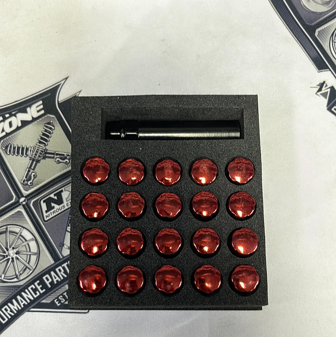 Nnr L35 Red Lug Nuts M12x1.5
