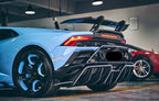 Dry Carbon Fiber Rear Spoiler - Lamborghini Huracan Evo