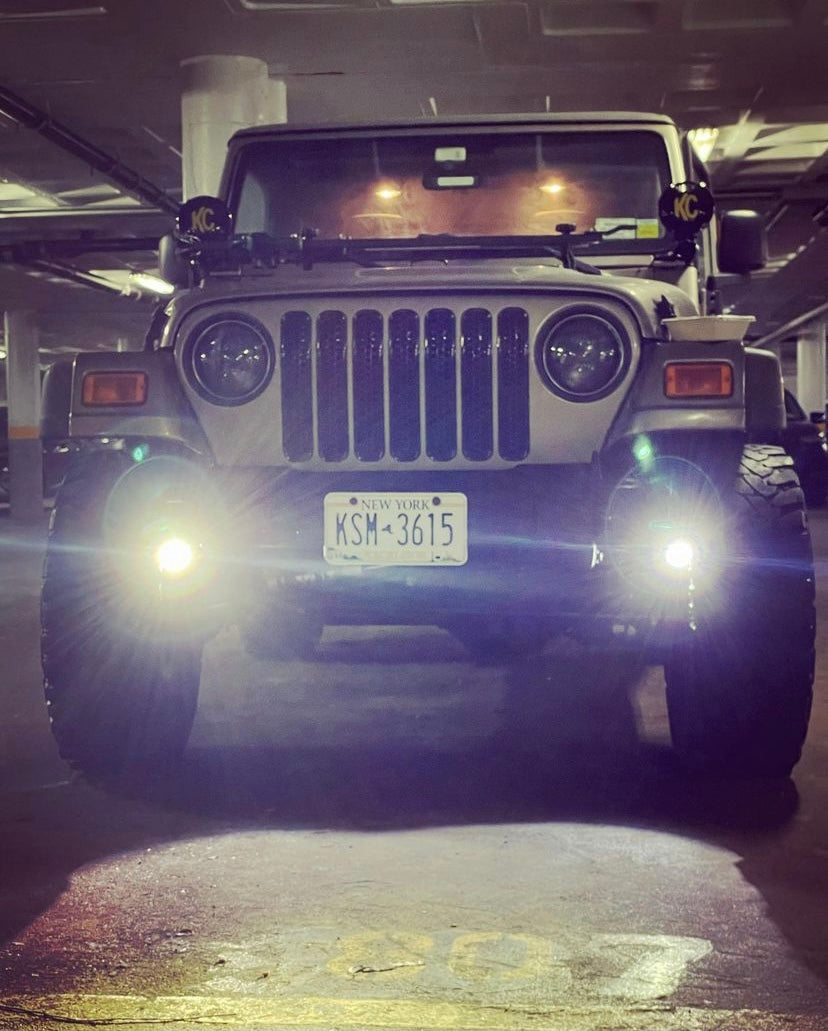 Jeep TJ XJ YJ ZJ Steerable Knuckle Pod Light Mounts (1984-2006 Wrangler/Cherokee) By Gatekeeper Off-Road