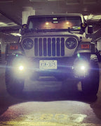 Jeep TJ XJ YJ ZJ Steerable Knuckle Pod Light Mounts (1984-2006 Wrangler/Cherokee) By Gatekeeper Off-Road