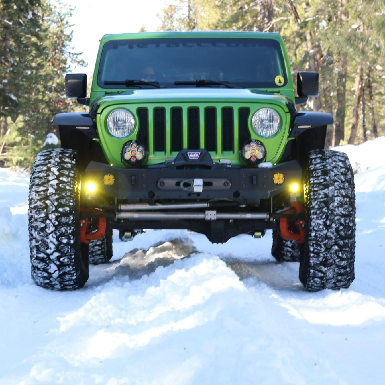 Dana 60 "Kingpin" & "Fusion 4x4" Steerable Knuckle Light Mounts By Gatekeeper Off-Road