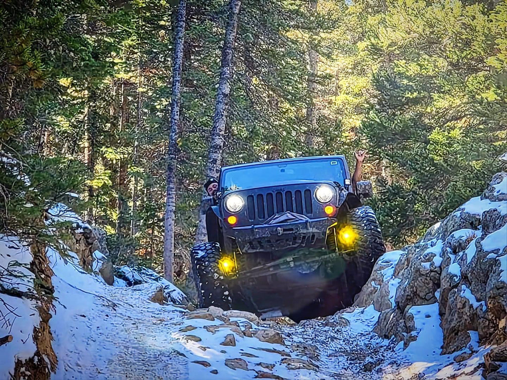 Jeep JK Steerable Knuckle Pod Light Mounts (2007-2018 Wrangler) By Gatekeeper Off-Road