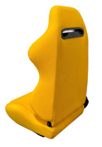SPDZ1 Canary ST1 Racing Seats Yellow Cloth Reclinable