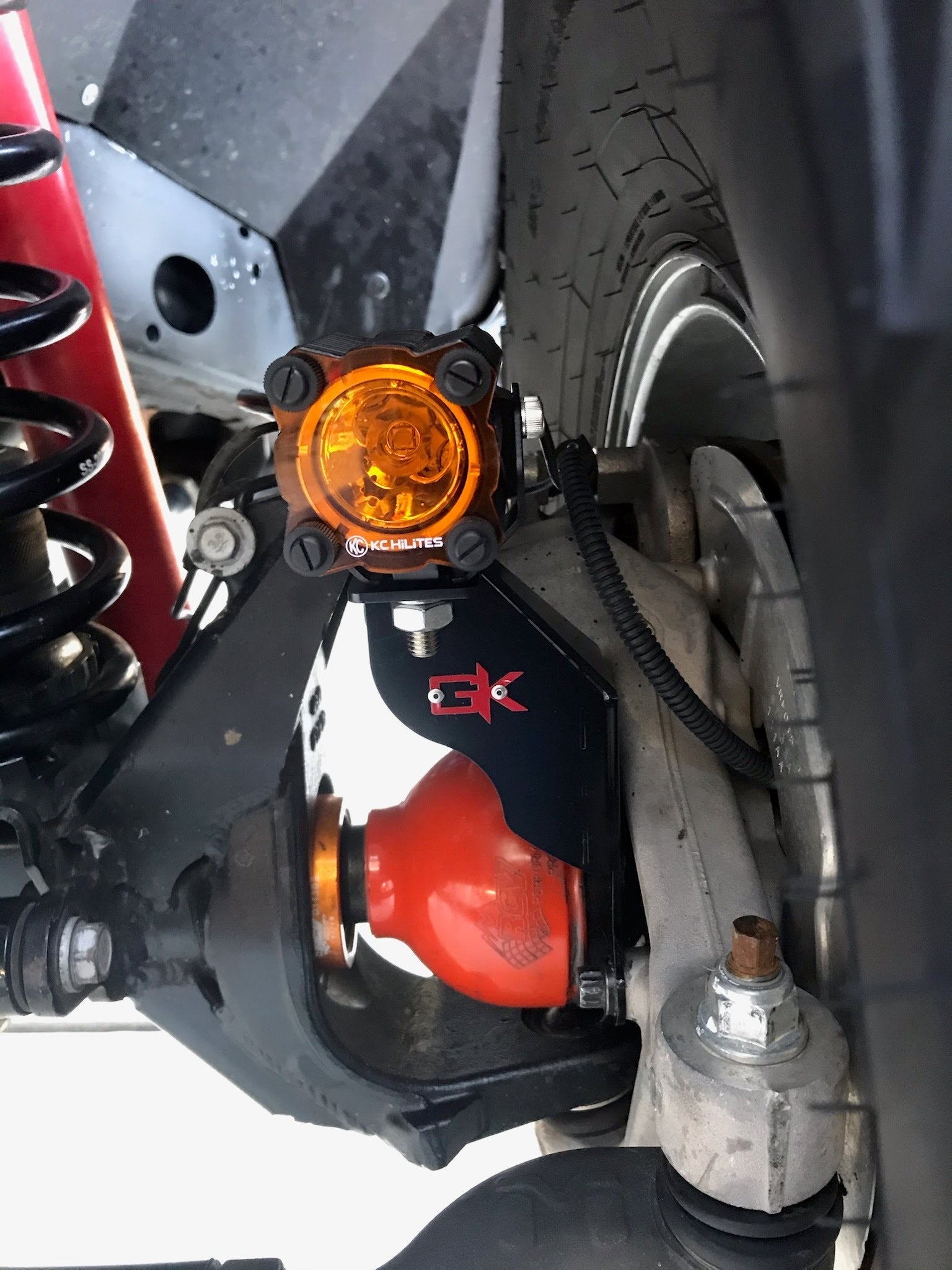 Jeep JL / JT Steerable Knuckle Pod Light Mounts (2018+ Gladiator/Wrangler) By Gatekeeper Off-Road