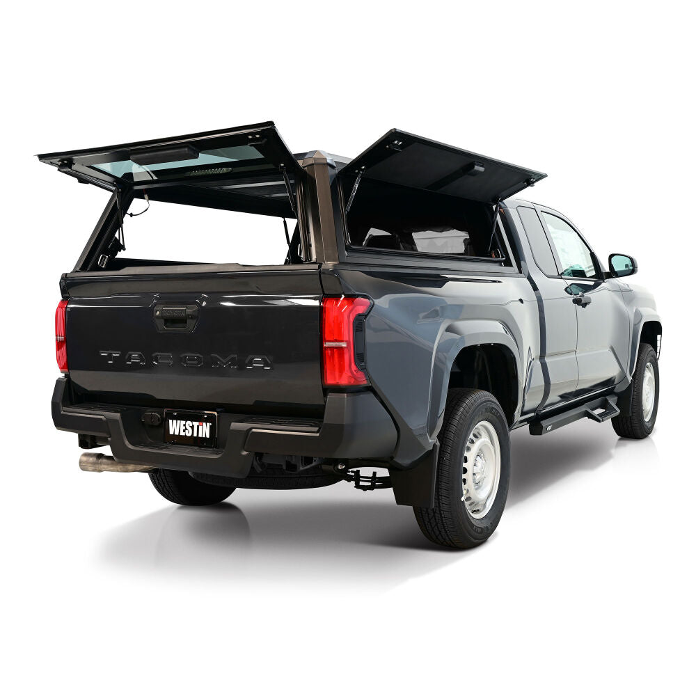 Westin EXP Truck Cap w/Sliding FR Glass COMPLETE KIT AS + BS (24-25 Toyota Tacoma DC 6ft. Bed)