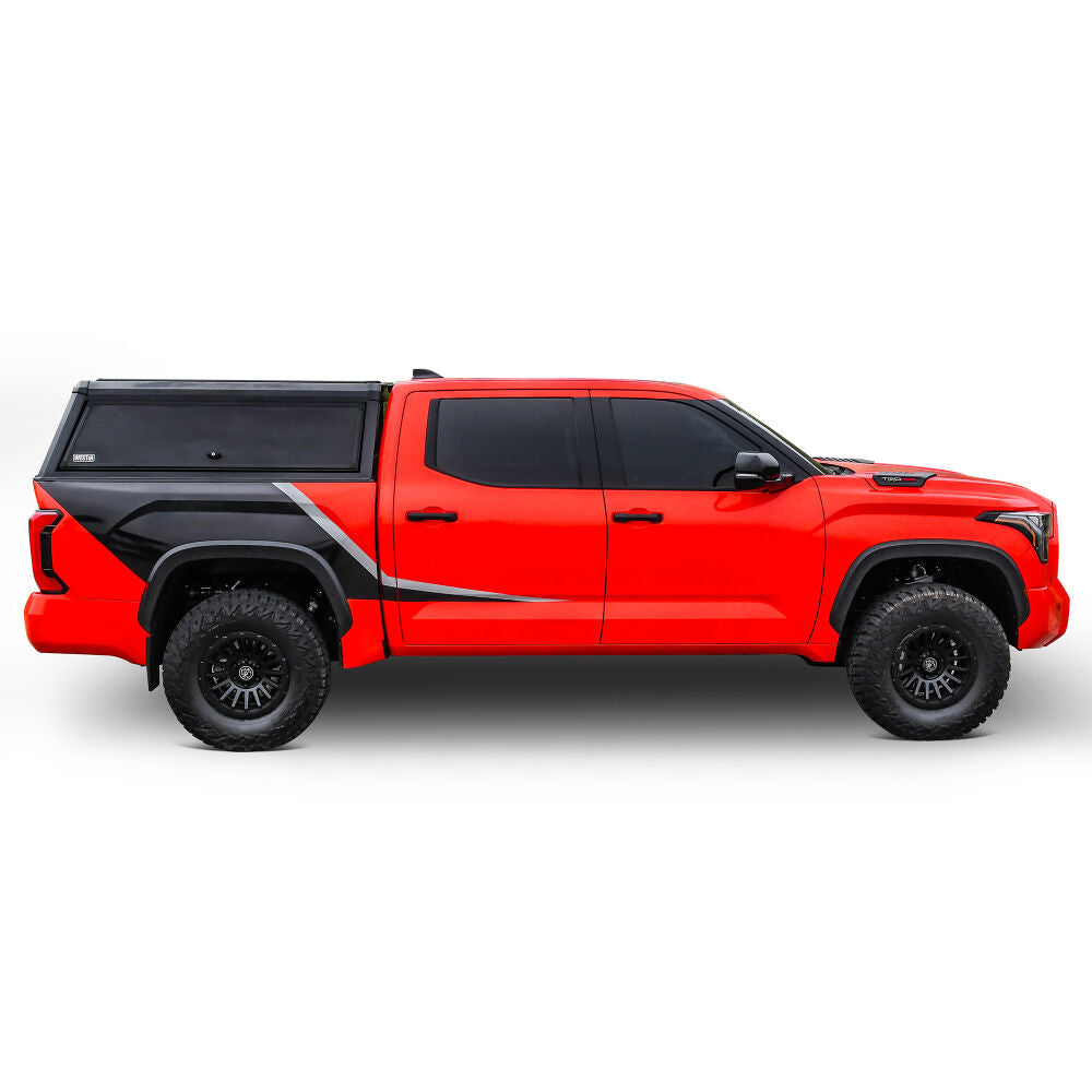 Westin EXP Truck Cap w/Sliding FR Glass COMPLETE KIT AS + BS (22-25 Toyota Tundra CC 5.5ft. Bed)