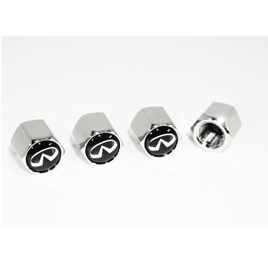 Chrome Valve Stem Tire Caps, Style: INFINITI