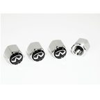 Chrome Valve Stem Tire Caps, Style: INFINITI