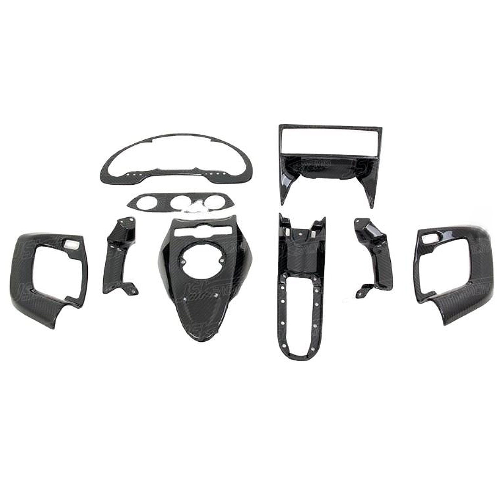 Dry Carbon Fiber Interior Panel Trim Replacement for Lamborghini Gallardo LP550 LP560 LP570 - Bull Boost Performance