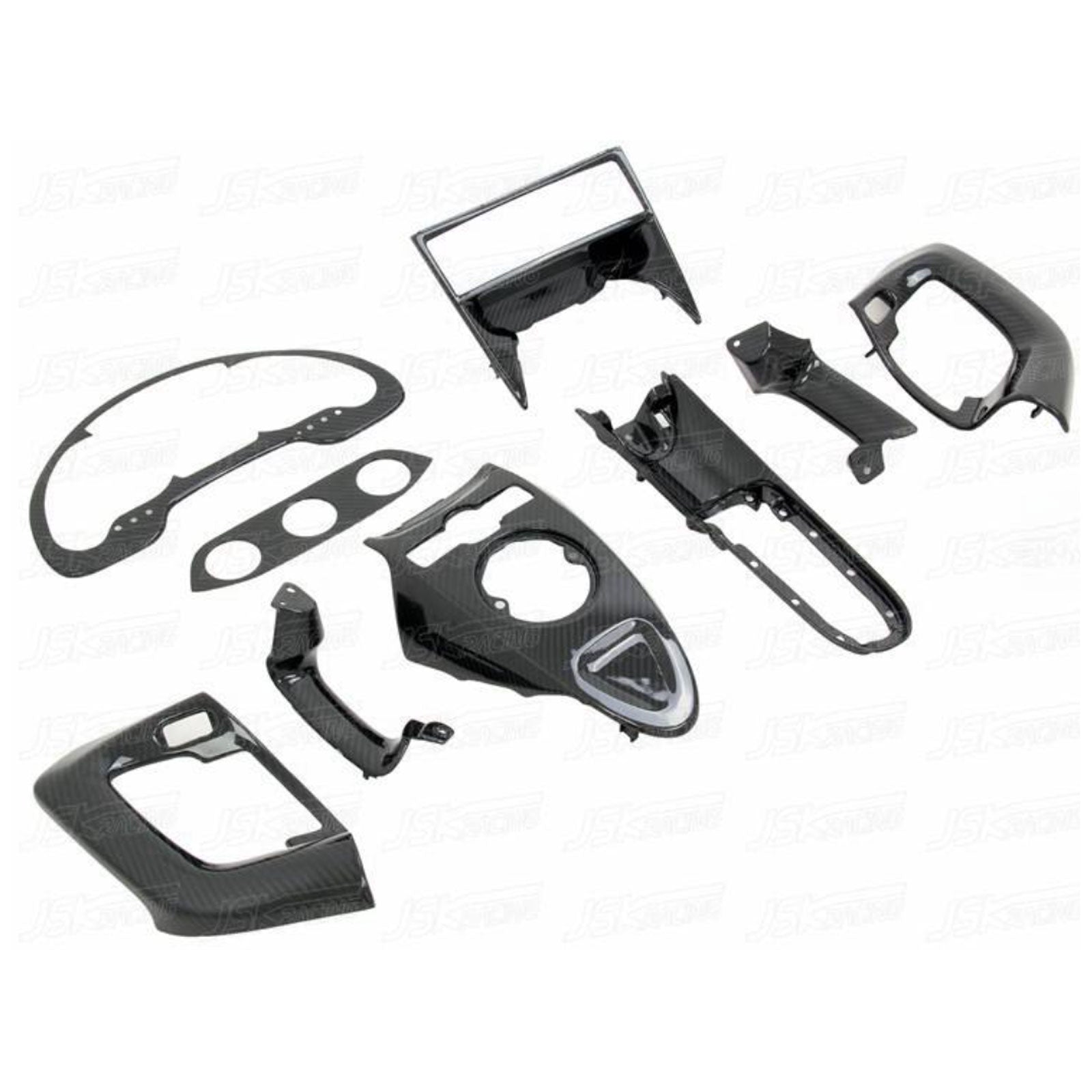 Dry Carbon Fiber Interior Panel Trim Replacement for Lamborghini Gallardo LP550 LP560 LP570 - Bull Boost Performance