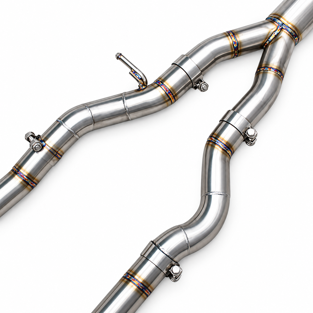 Valved Stainless Steel Catback Exhaust System for Jaguar F‑TYPE V8 5.0T by Bull Boost Performance