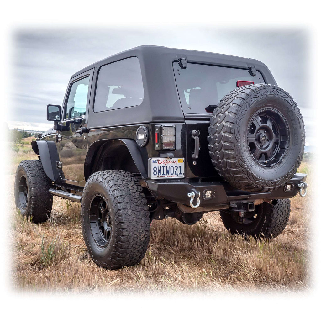 Turn Offroad 2-Piece Fastback Hard Top for Jeep Wrangler JK 2-Door