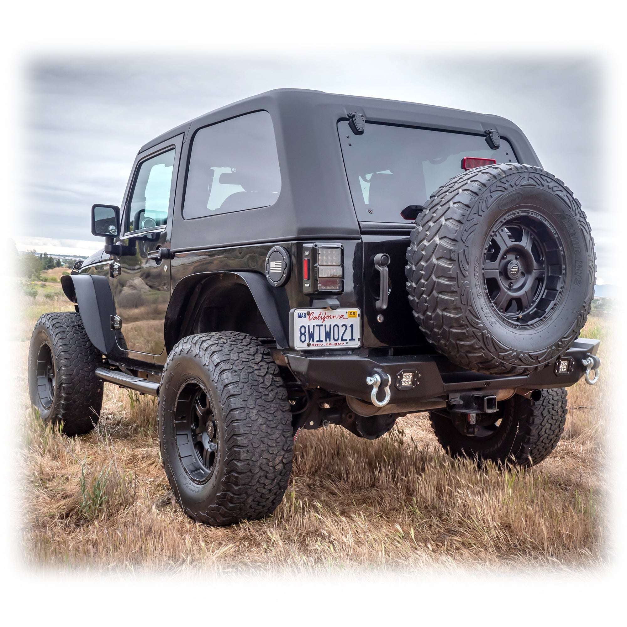 Turn Offroad 2-Piece Fastback Hard Top for Jeep Wrangler JK 2-Door