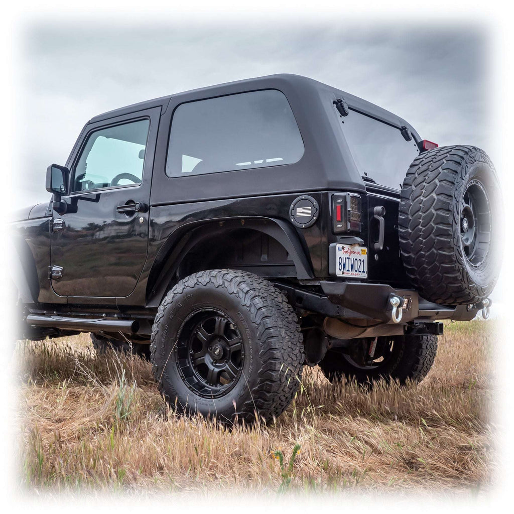 Turn Offroad 2-Piece Fastback Hard Top for Jeep Wrangler JK 2-Door