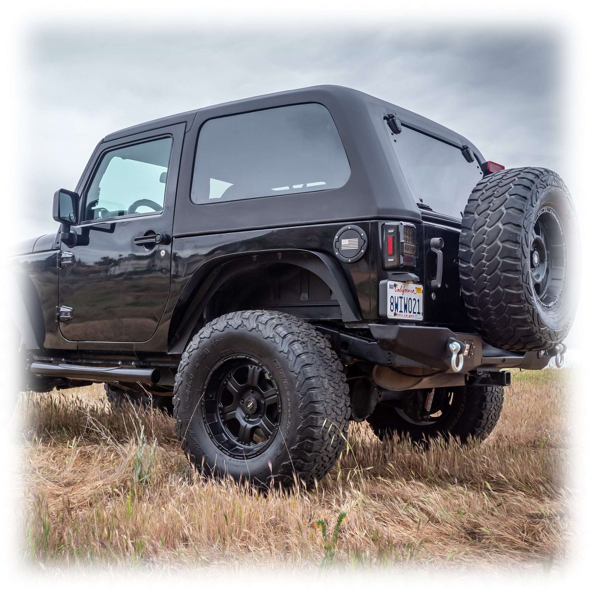 Turn Offroad 2-Piece Fastback Hard Top for Jeep Wrangler JK 2-Door
