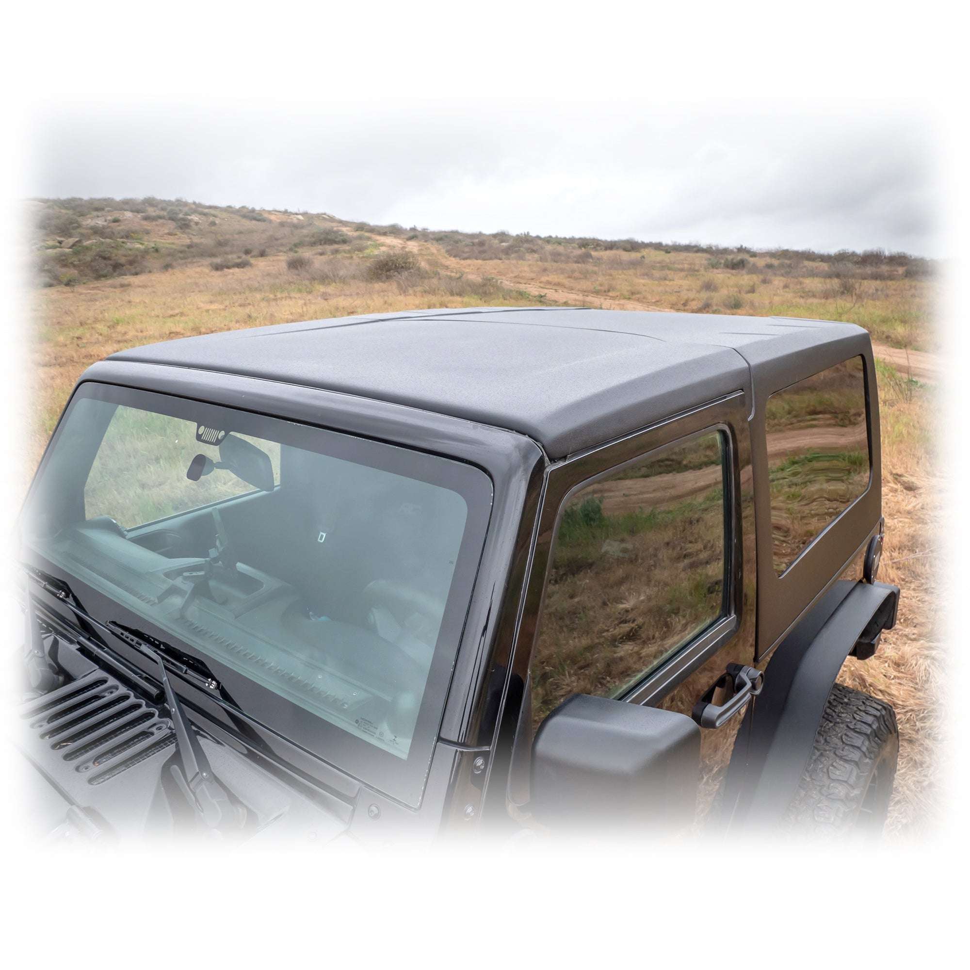 Turn Offroad Squareback 2-Piece Hard Top for Jeep Wrangler JK 2-Door