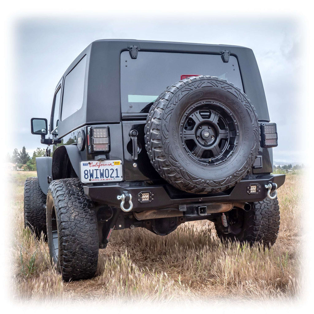 Turn Offroad Squareback 2-Piece Hard Top for Jeep Wrangler JK 2-Door