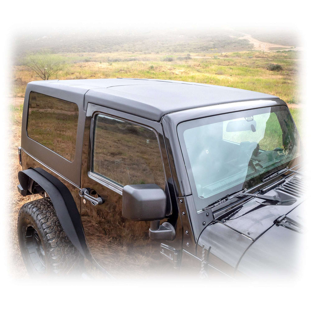 Turn Offroad Squareback 2-Piece Hard Top for Jeep Wrangler JK 2-Door
